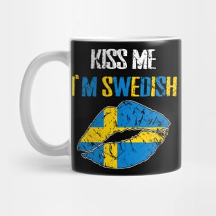 Kiss Me I'm Swedish - Sweden St Patrick's Day Mug